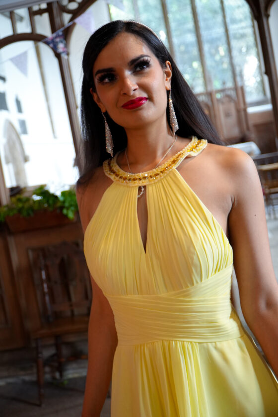 gabriella portrait yellow dress