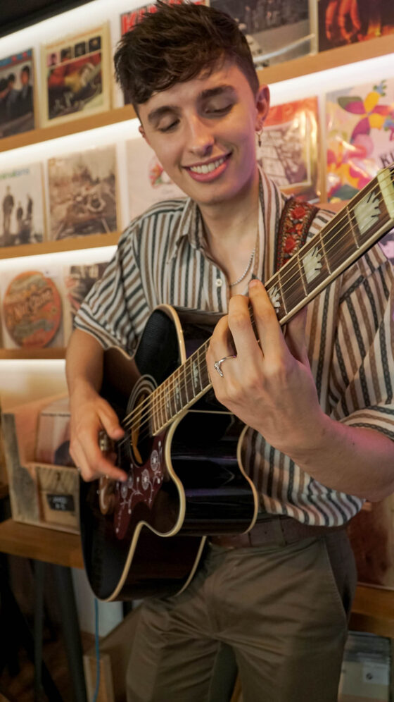 Dan playing