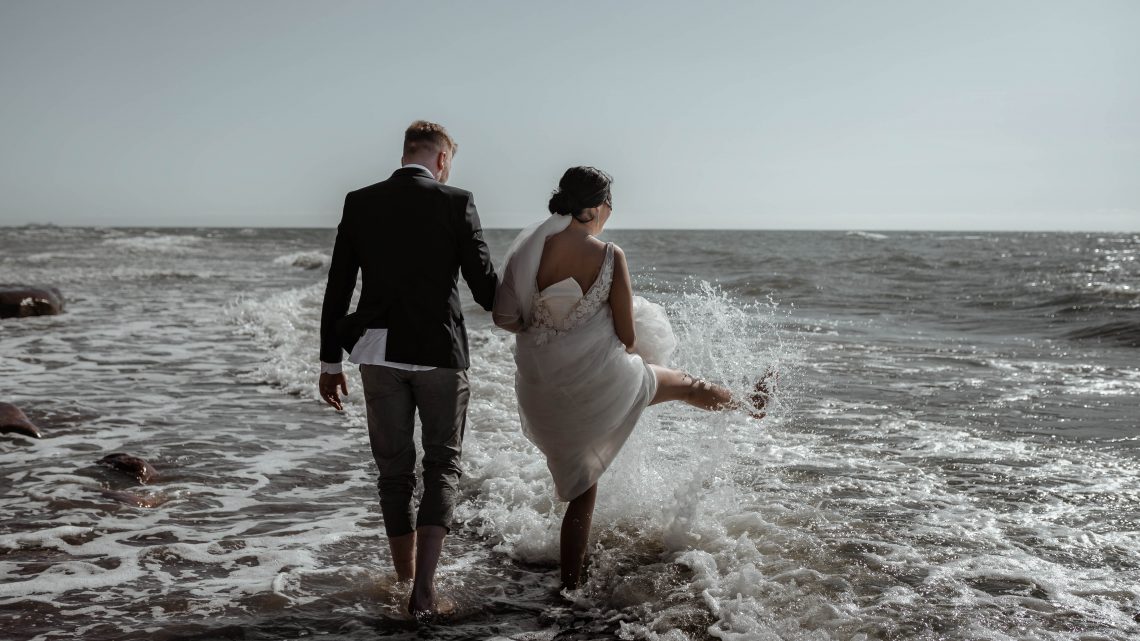 Bride and Groom Beach
