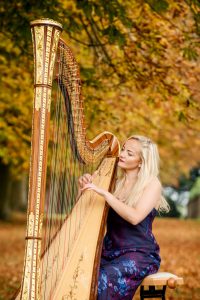 Leicester Harpist - Outdoors