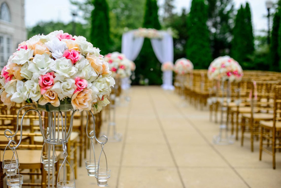 wedding setting